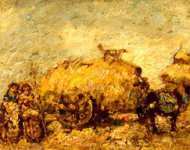 Adolphe Monticelli - The Hayfield